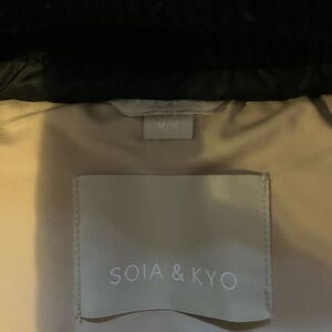 Soia & Kyo Black and Cream Coat, perfect condition